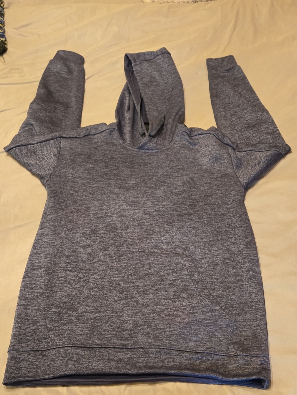 adidas Dark Gray Heather Performance Hoodie